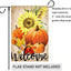 Bandera doble cara otoño 28x40" calabaza