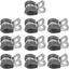 10 Abrazaderas Acero Inox 304 5/8pulg Clips Tubo Combustible