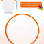 Discos voladores plegables con ventilador 9.8" para playa