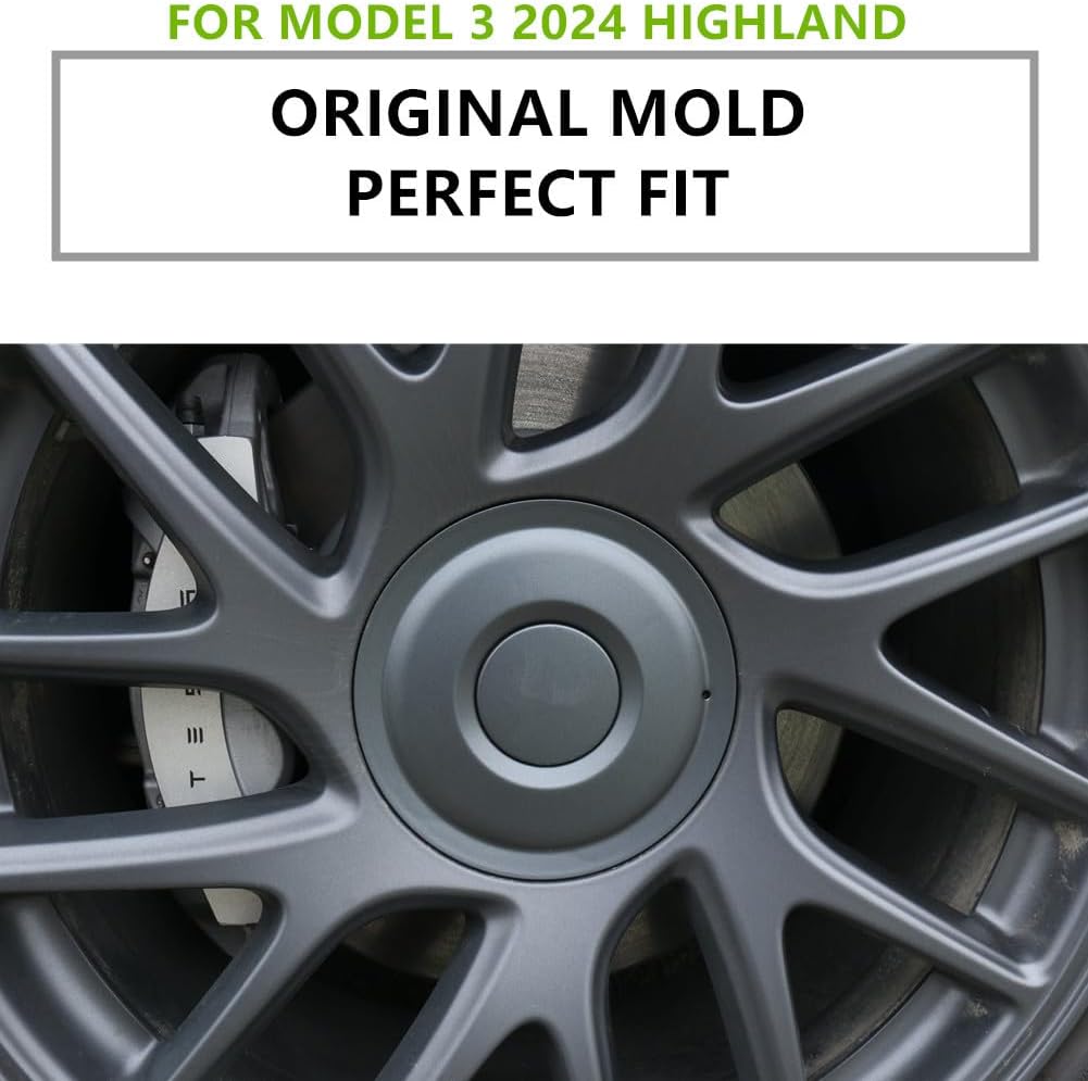 Tapa central rueda Tesla Model 3 2024-2025 set 4