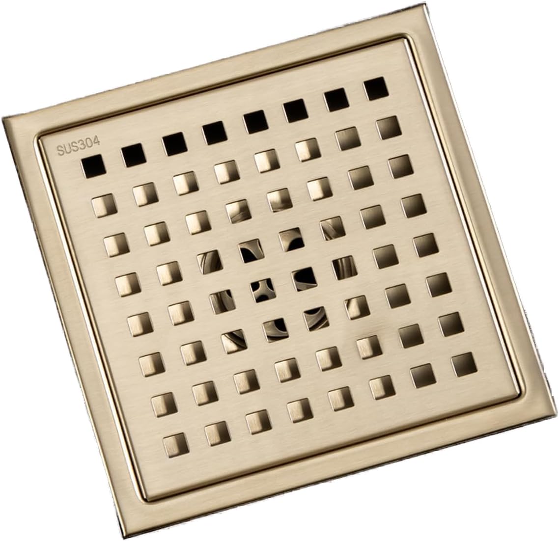 Tubo drenaje cuadrado 6pulg acero inox 304 filtro desmontable