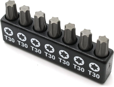 Set 7 Pzas T30 Torx Estrella 6 Puntas Destornillador