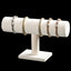 Soporte pulseras terciopelo barra T para exhibir