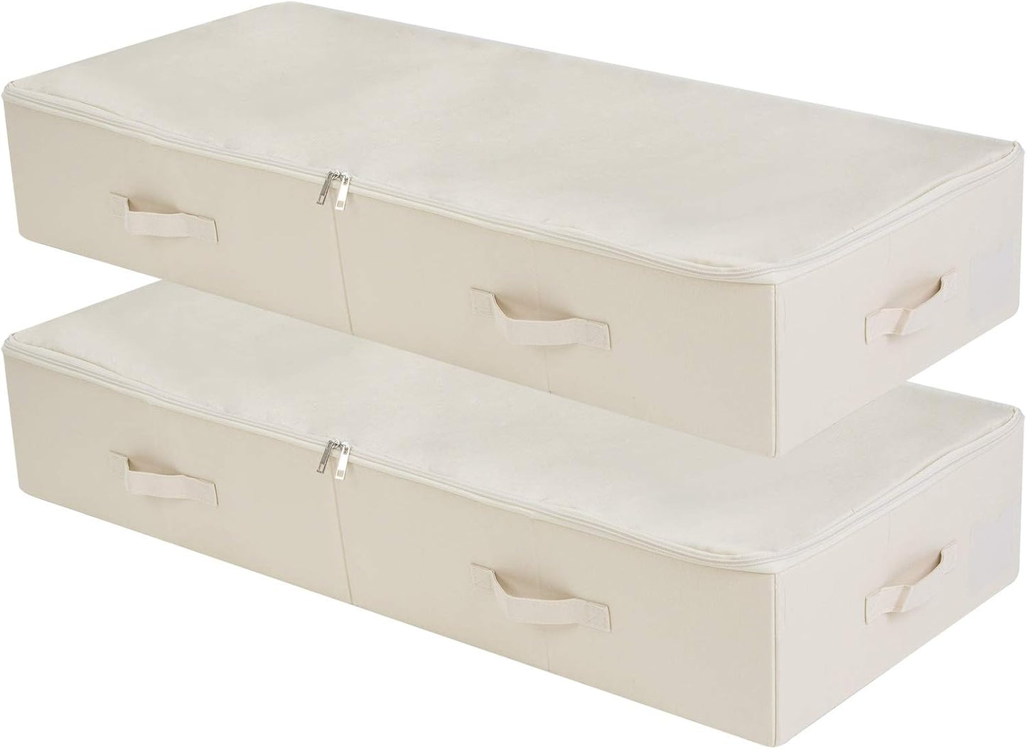 2 Organizadores plegables lavables para cama 100x43x18cm