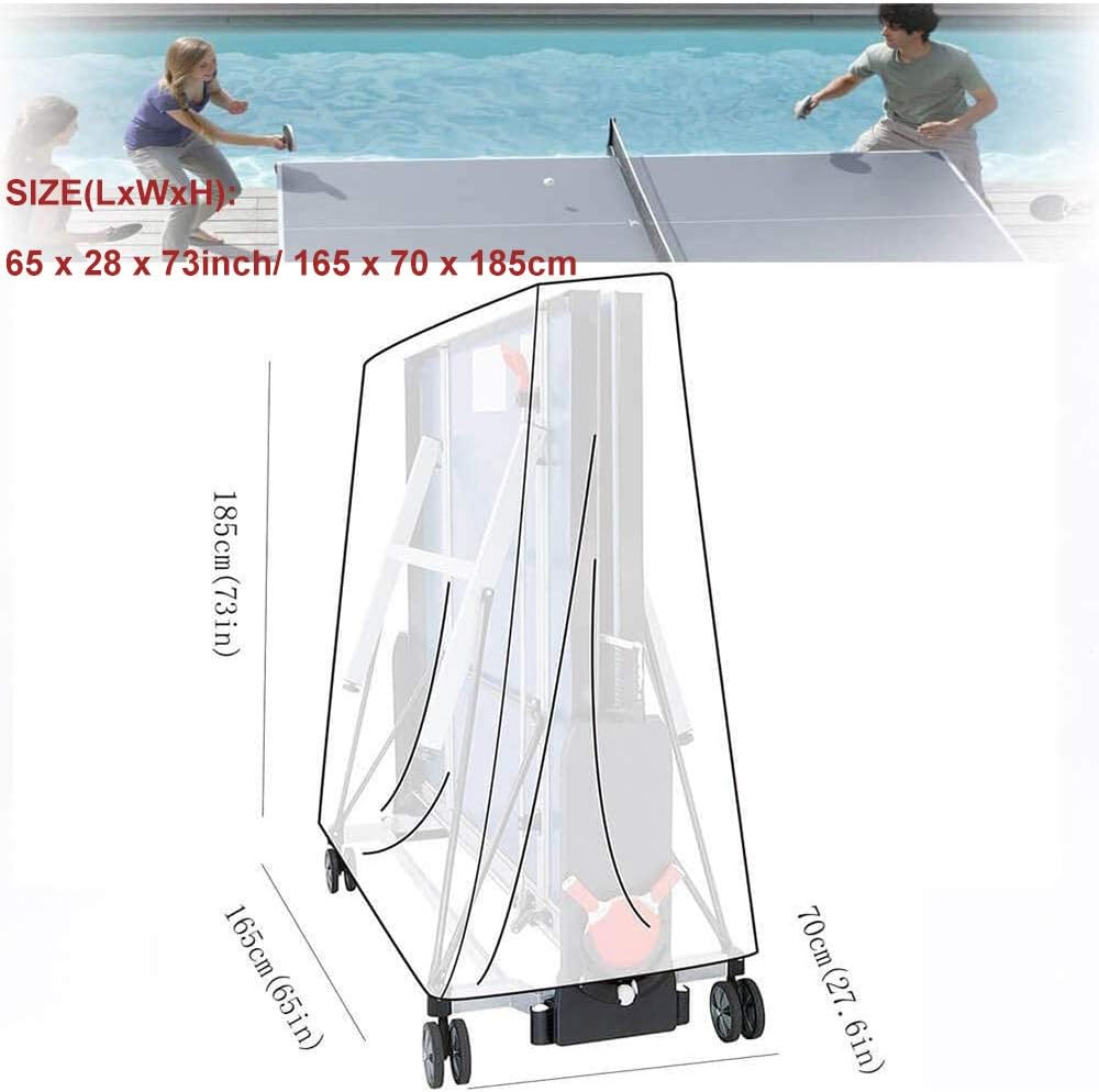 Cubierta mesa ping pong impermeable plegable
