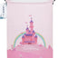 Cesto ropa sucia redondo impermeable plegable rosa 19.7x15.7pulg