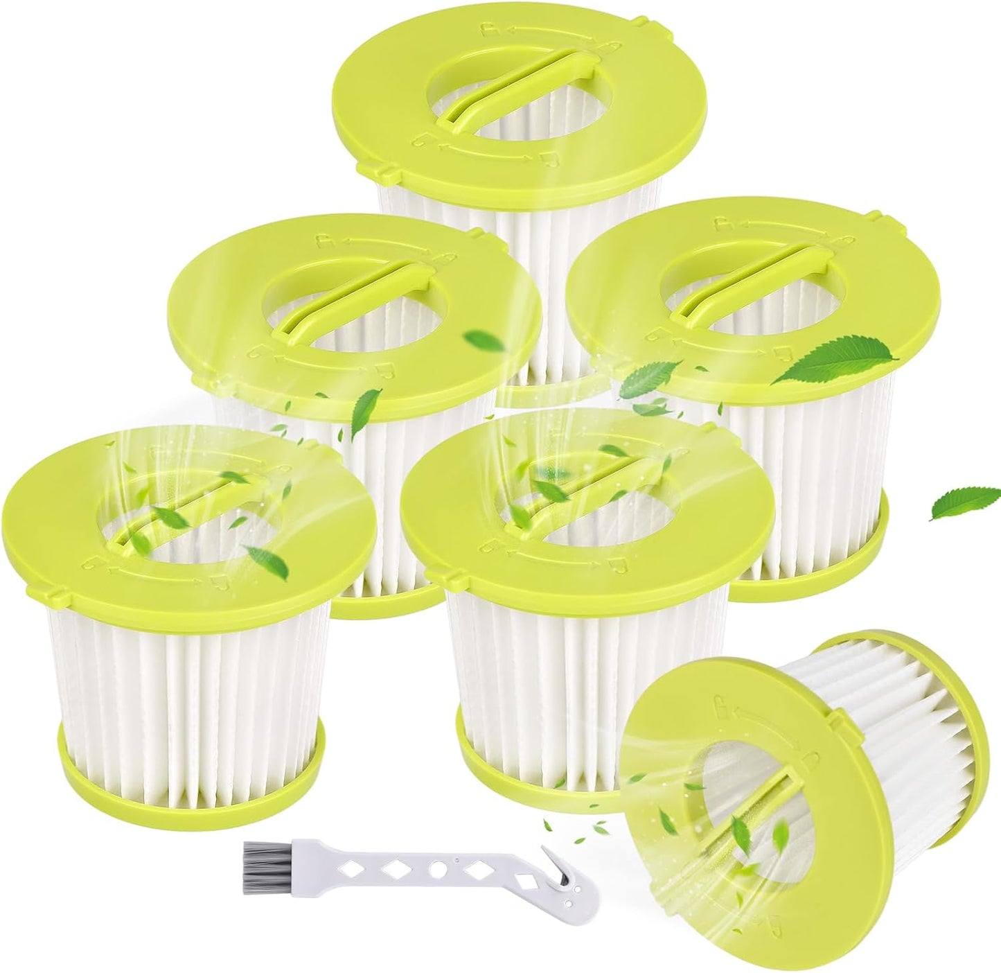 6 Filtros comp Ryobi 18v One PCL700 PCL704 PCL705