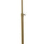 Lámpara LED ajustable latón dorado y negro 55-65pulg