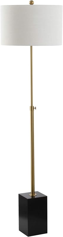 Lámpara LED ajustable latón dorado y negro 55-65pulg