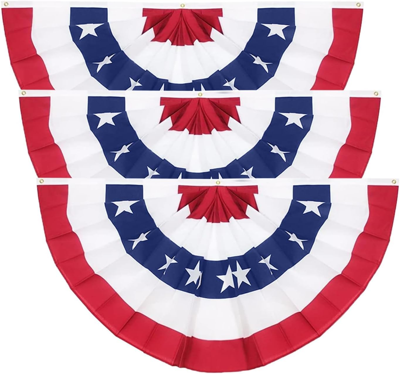 3 Banderas Americanas 3x6ft Estrellas Rayas 4 Julio
