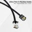 Cable Ethernet Cat6 3ft 10 Pzas trenzado nailon 1gbps