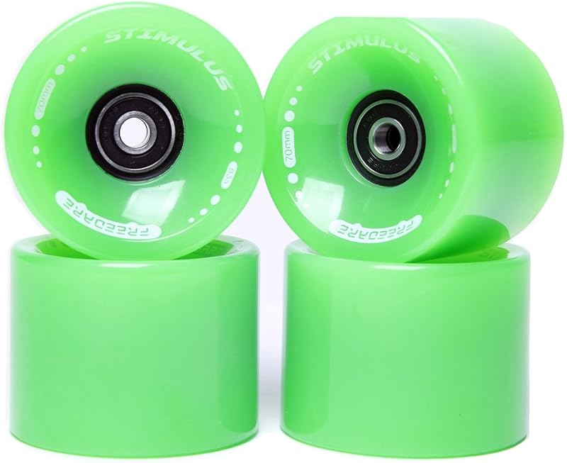 Ruedas longboard 2.756pulg con ABEC-7 y espaciadores set 4