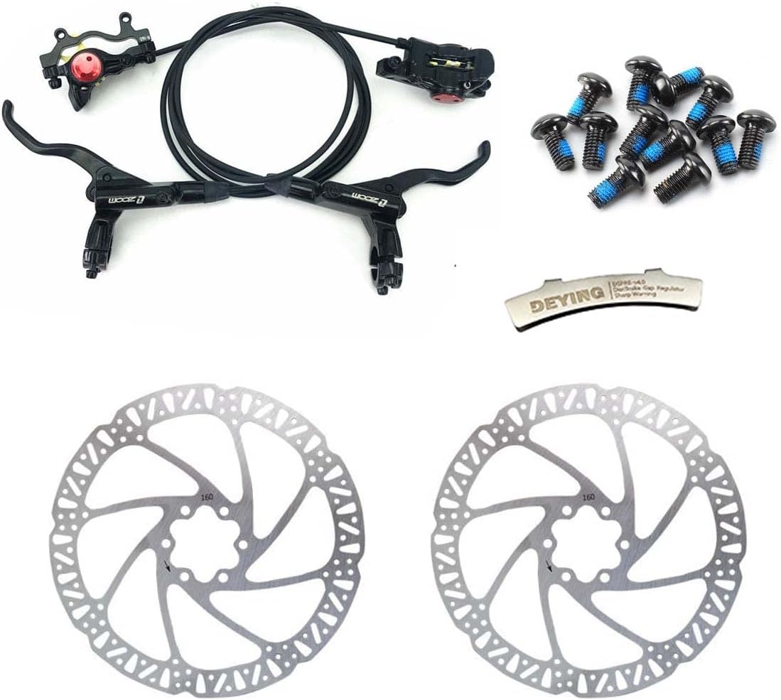 Frenos hidráulicos MTB kit delantero y trasero 6.299pulg