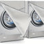 2 Fundas Lavadora Secadora Impermeables Cremallera Silve