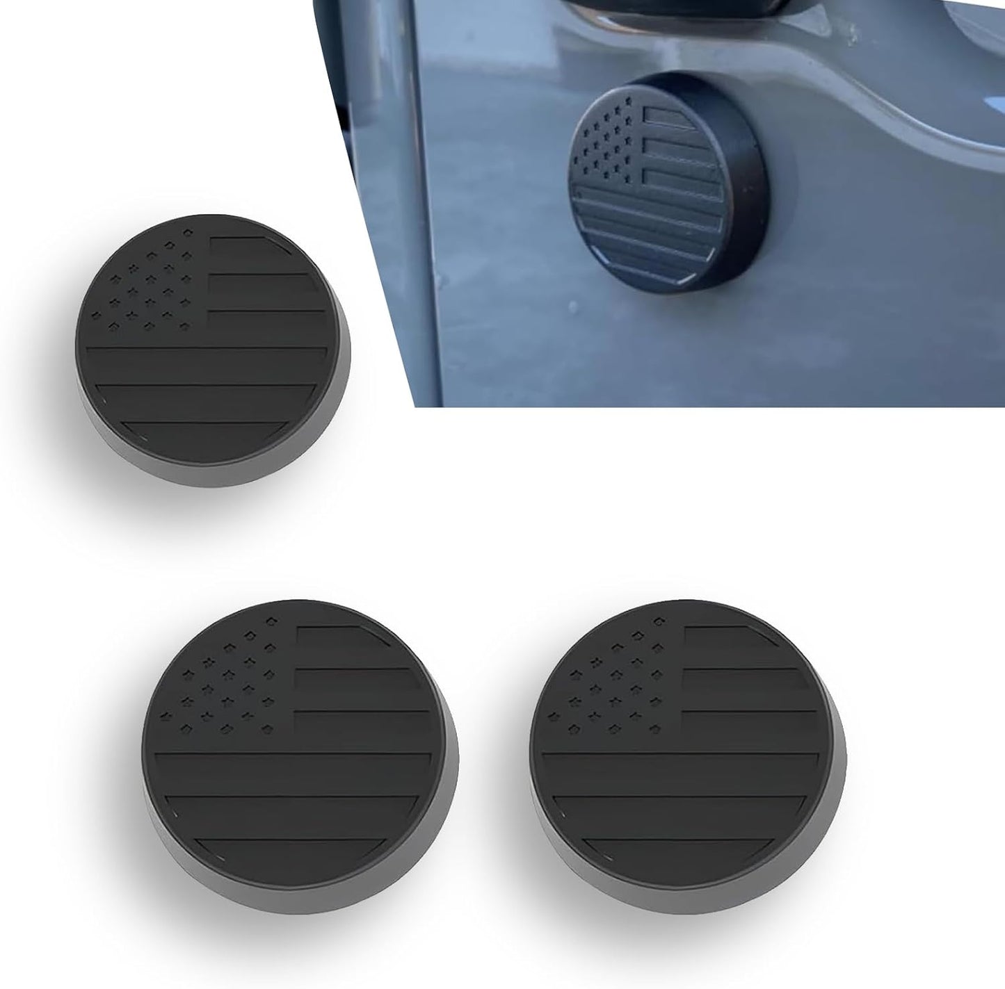 3 fundas ojo cerradura Jeep Wrangler antirrobo ajuste
