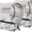 Abrazadera escape 3" acero inox 304 2 Uds