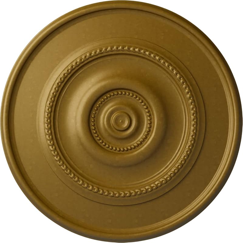 Medallón techo Dylar 76.2cm dorado pintado a mano