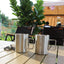 2 Tazas Café Acero Inox Aisladas Plegables para Campamento