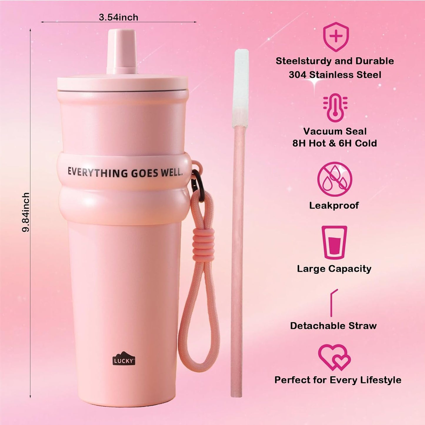 Cesta regalo rosa para mujer 14 pzas accesorios baño spa