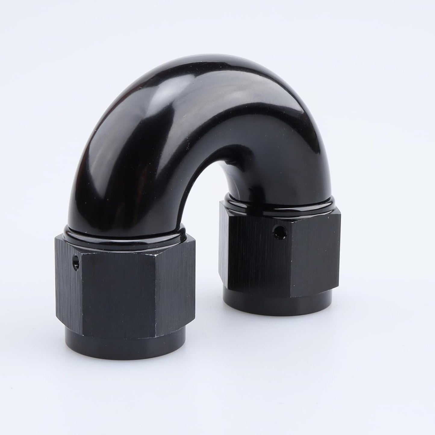 Acoplador giratorio aluminio negro 180 grados