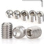 Tornillos acero inox 304 8mm x 8mm 30 pzas