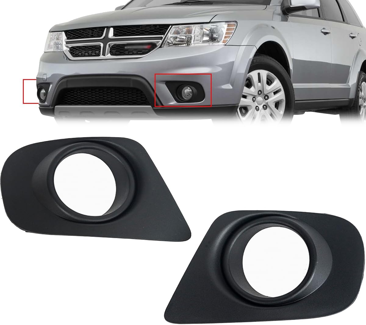 Cubiertas bisel lámpara antiniebla Dodge Journey