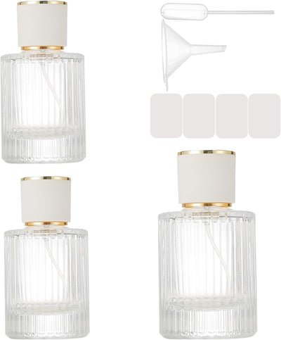 3 Pzas Botella Spray Perfume 50ml Reutiliz. Viaje