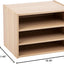 Caja almacenamiento madera modular puerta marrón claro