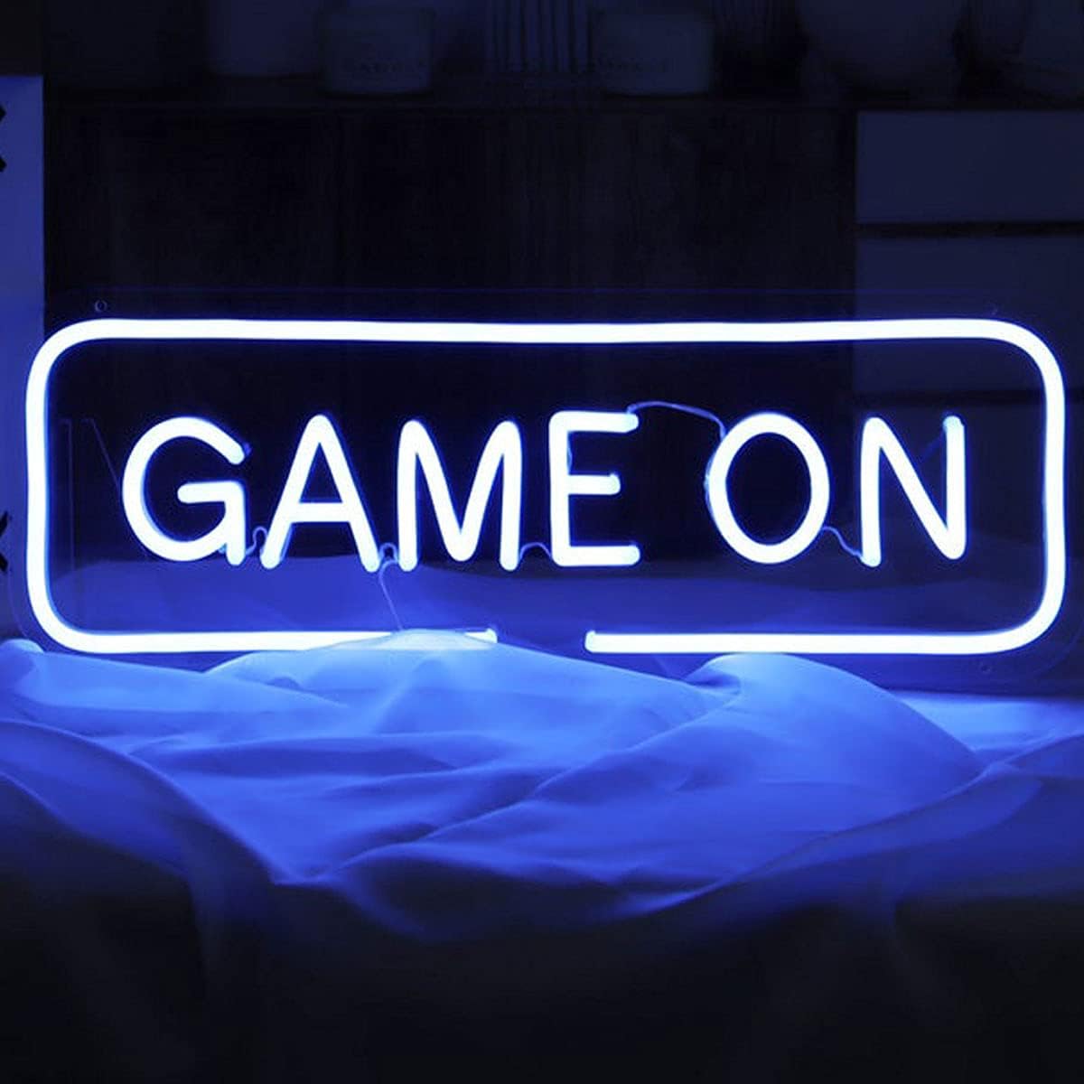 Letrero LED Neón USB para Niños Azul