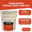 Mortero refractario blanco alta resistencia 2550°F
