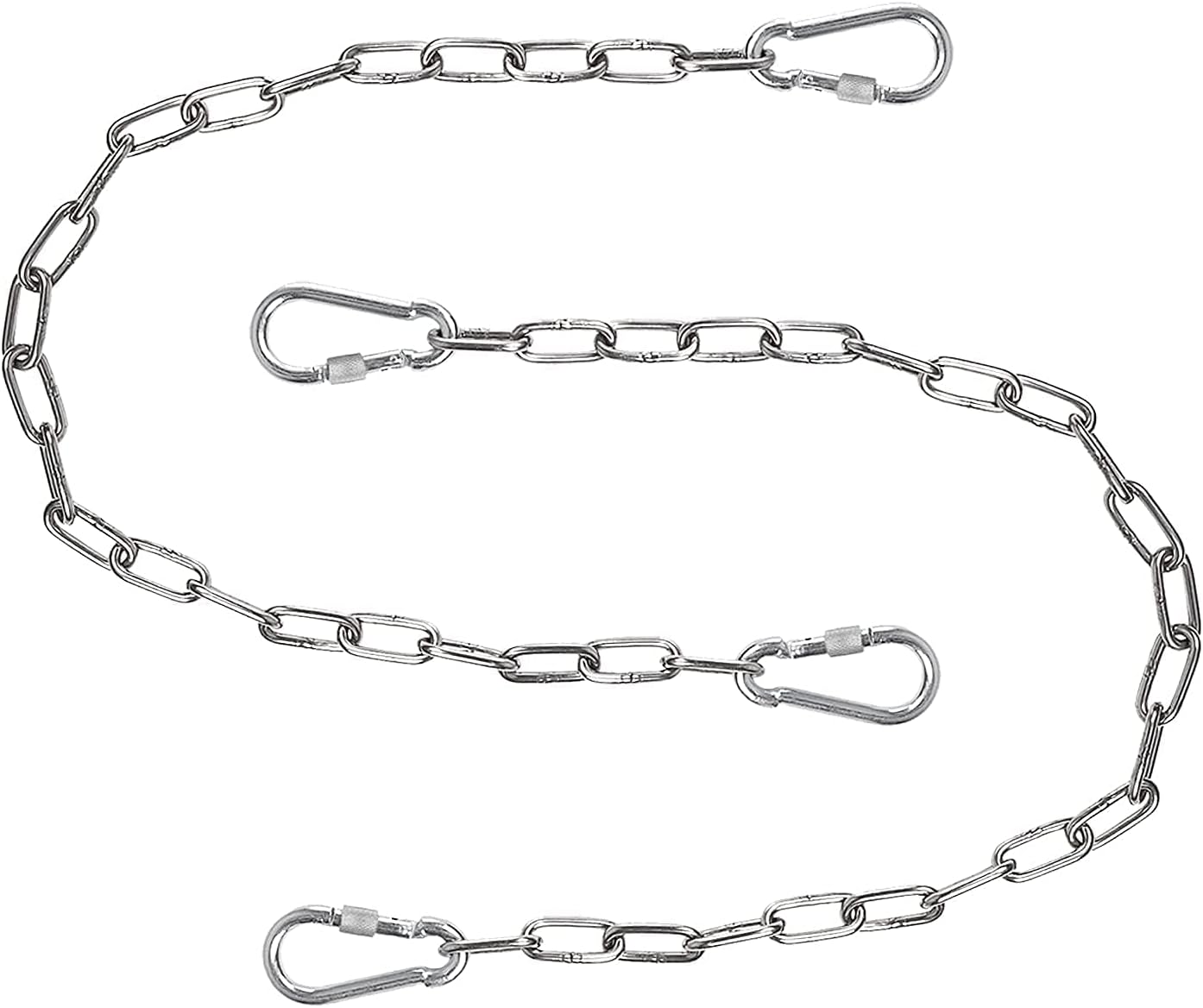 Cadena silla colgante con mosquetones 2 pzas