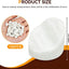 Tapones puerta silicona blanca 1/4pulg