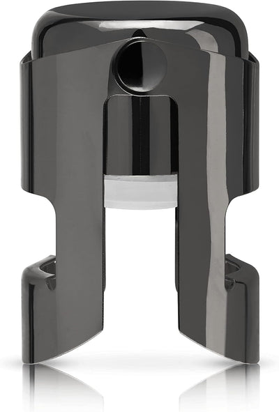 Tapón champán Gunmetal sellador Prosecco negro