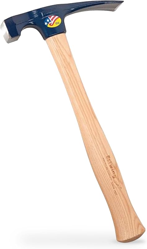 Martillo mampostería 21oz acero forjado mango nogal
