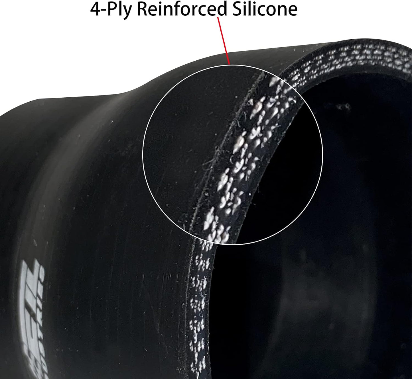 Manguera reductora silicona 1.5-2" acoplador negro