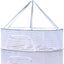 Red secado plegable con cremallera doble capa blanco
