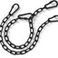 2 Cadenas Colgantes 25" 4 Mosquetones 440lb para Hamaca