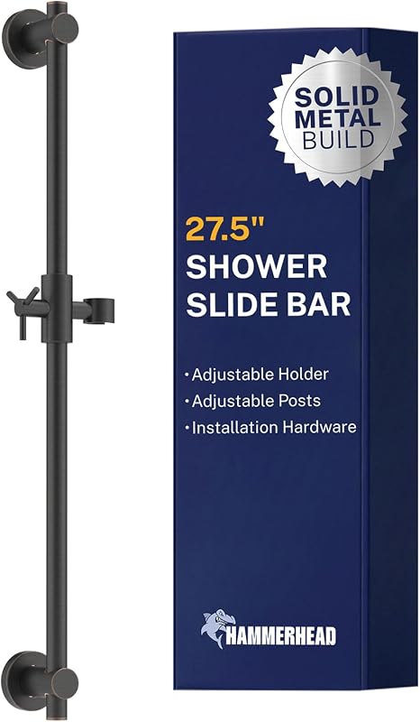 Barra deslizante ducha metal 27.5" ajustable