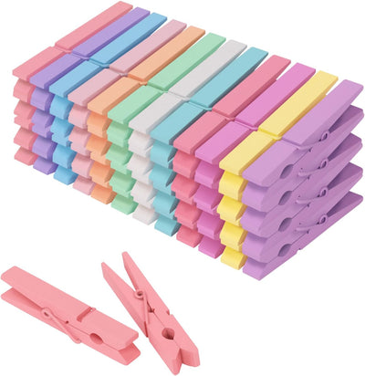 Alfileres ropa 50uds 2.9" colores arcoíris
