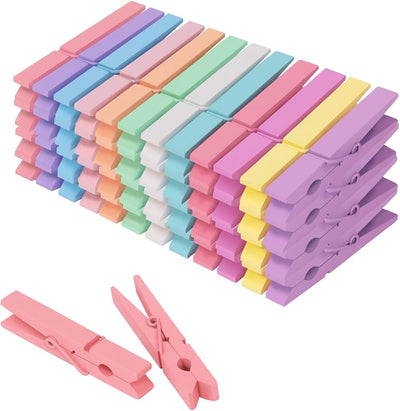 Alfileres ropa 50uds 2.9" colores arcoíris