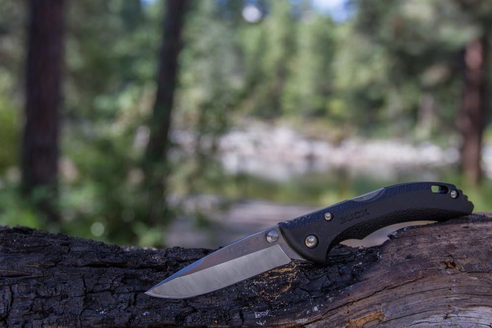 Cuchillo plegable Buck 286 Bantam BHW apertura asistida