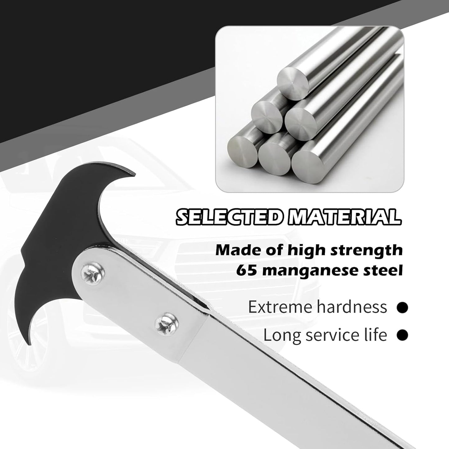 Extractor sello cabeza gancho acero tratado mango antiderrap