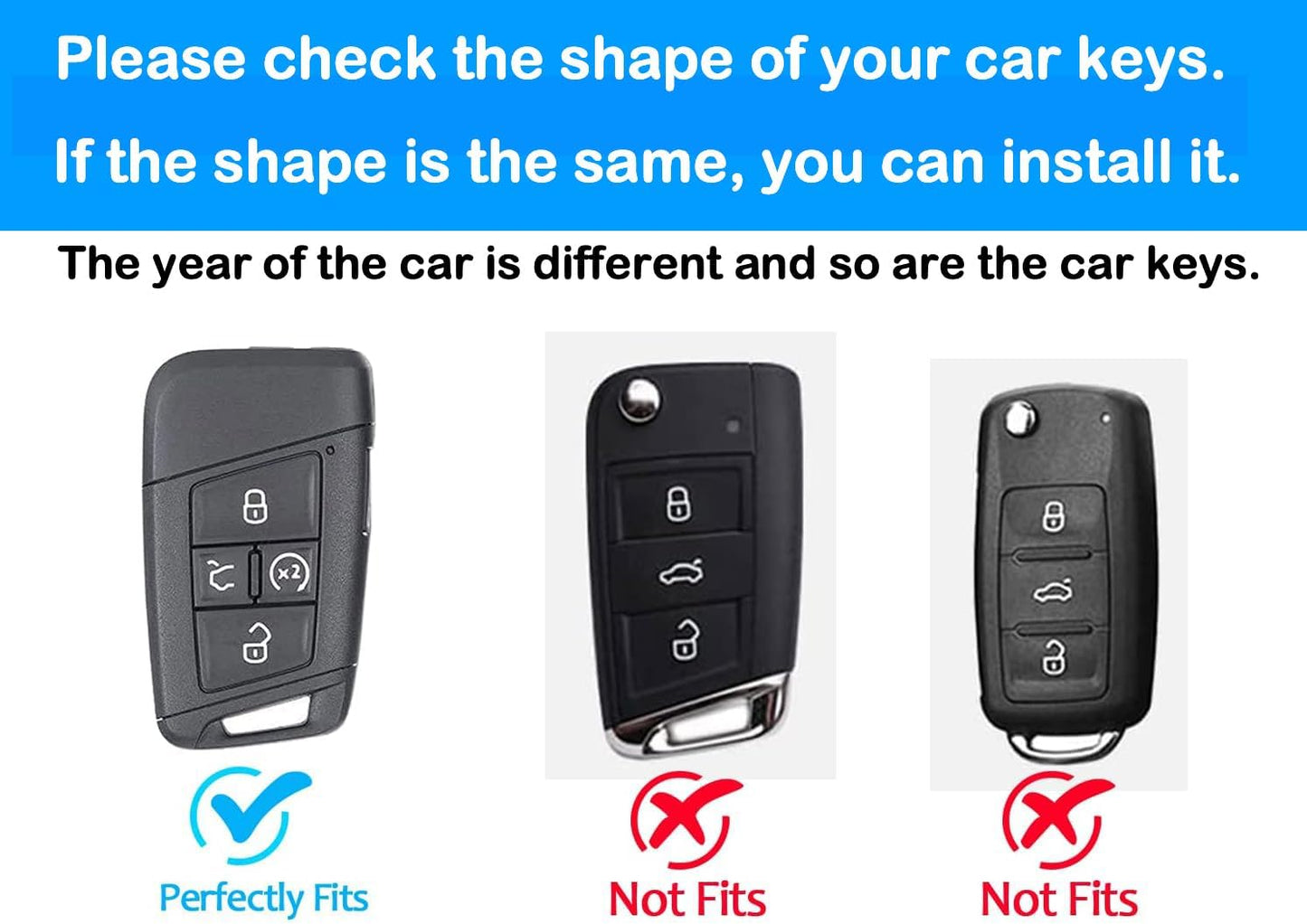 Funda llavero VW TPU 5 botones comp. llave inteligente rosa