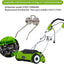 36 Pzas púas repuesto Greenworks 10Amp 14" acero inox