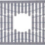 Alfombrilla silicona fregadero pequeña color plateado