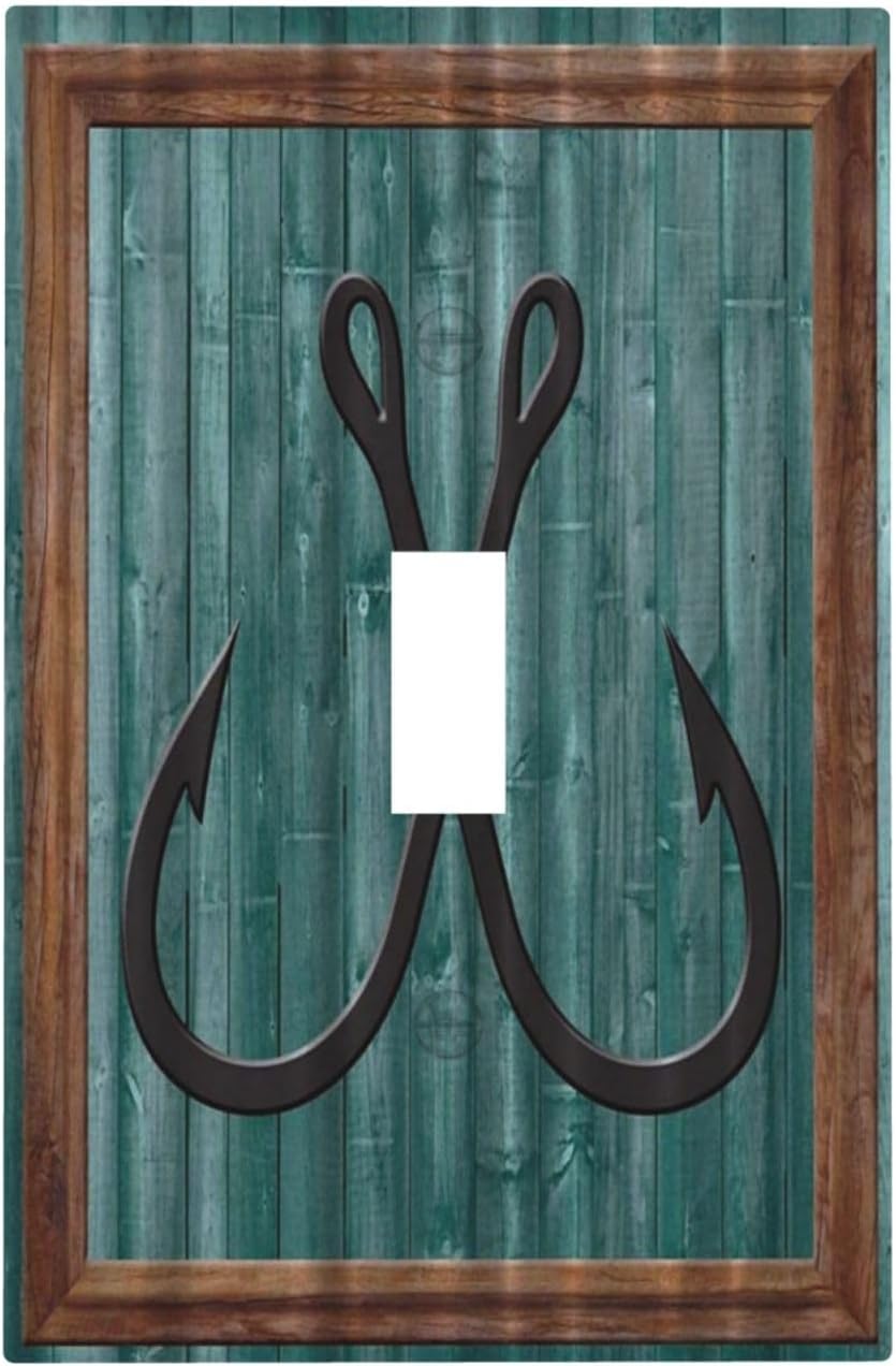 Ganchos ancla azul turquesa interruptor 1 gang decorativas