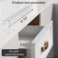 Protector puerta armario 18pulg plástico flexible transparente
