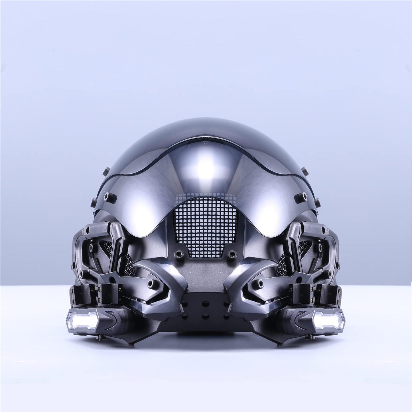 Casco Punk Futurista Máscara Cosplay Halloween Adulto