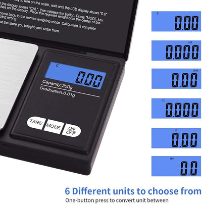 Báscula digital gramos y onzas mini electrónica