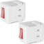 Interruptor tomacorriente 2 clavijas 15A 125VCA paquete 2 blanco